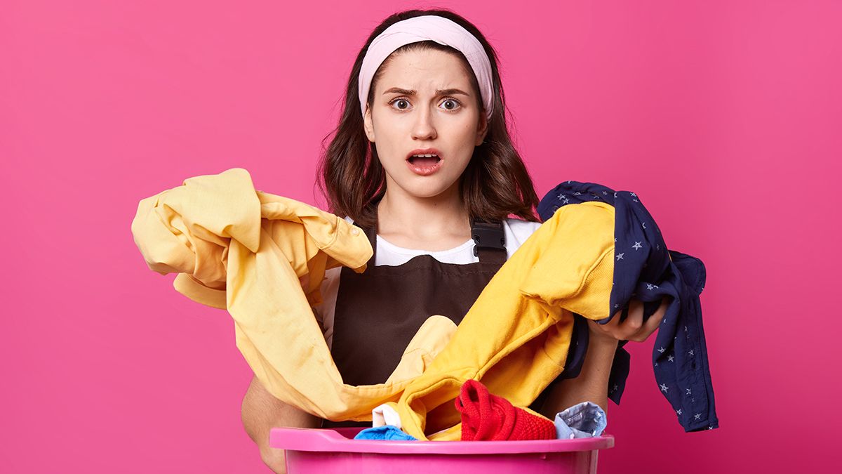 Одежда после стирки может иметь плохой запах