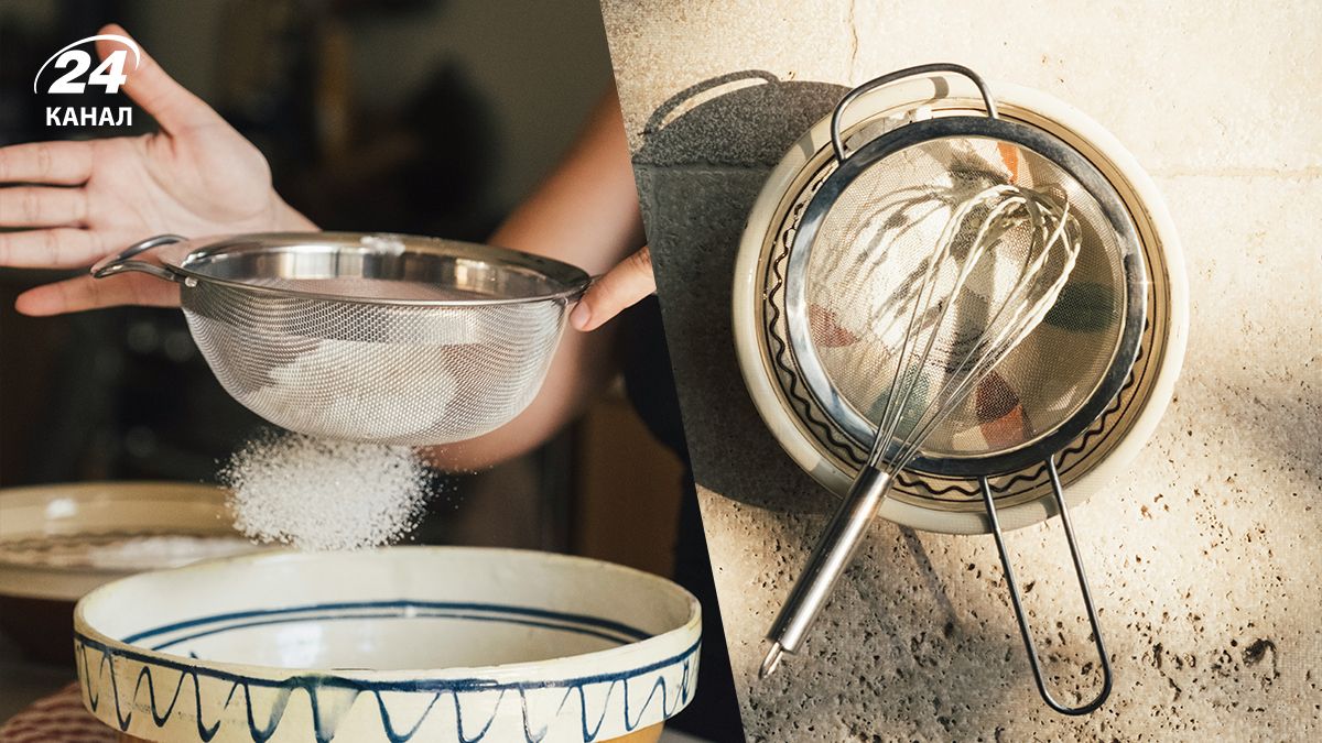 Очистка кухонного сита - как правильно мыть сито - как правильно мыть сито