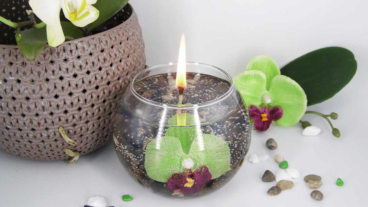 Простой способ создания гелевой свечи