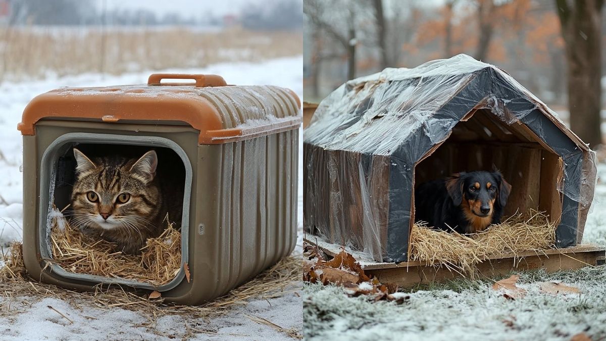 Домики для животных можно сделать самостоятельно Домики для животных можно сделать самостоятельно