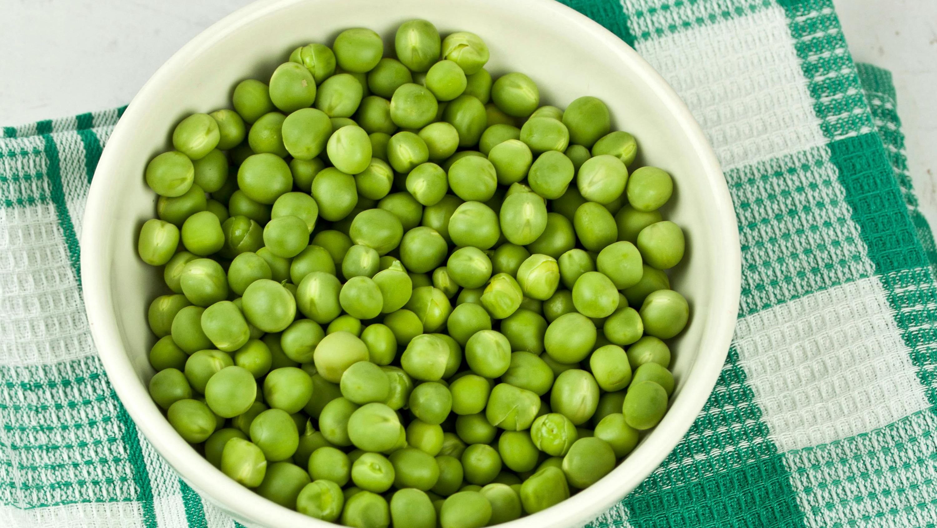 Горох хорошо подходит после размораживания