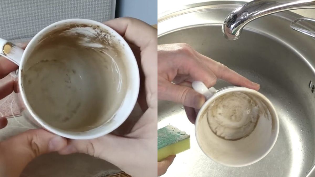 Пятна на чашках могут мгновенно исчезнуть Пятна на чашках могут мгновенно исчезнуть